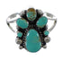 Sterling Silver Southwest Turquoise Ring Size 8-1/2 RX60403